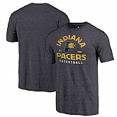 Indiana Pacers Fanatics Branded Navy Vintage Arch Tri Blend T-Shirt